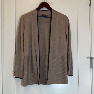 Beige Cardigan Sweater